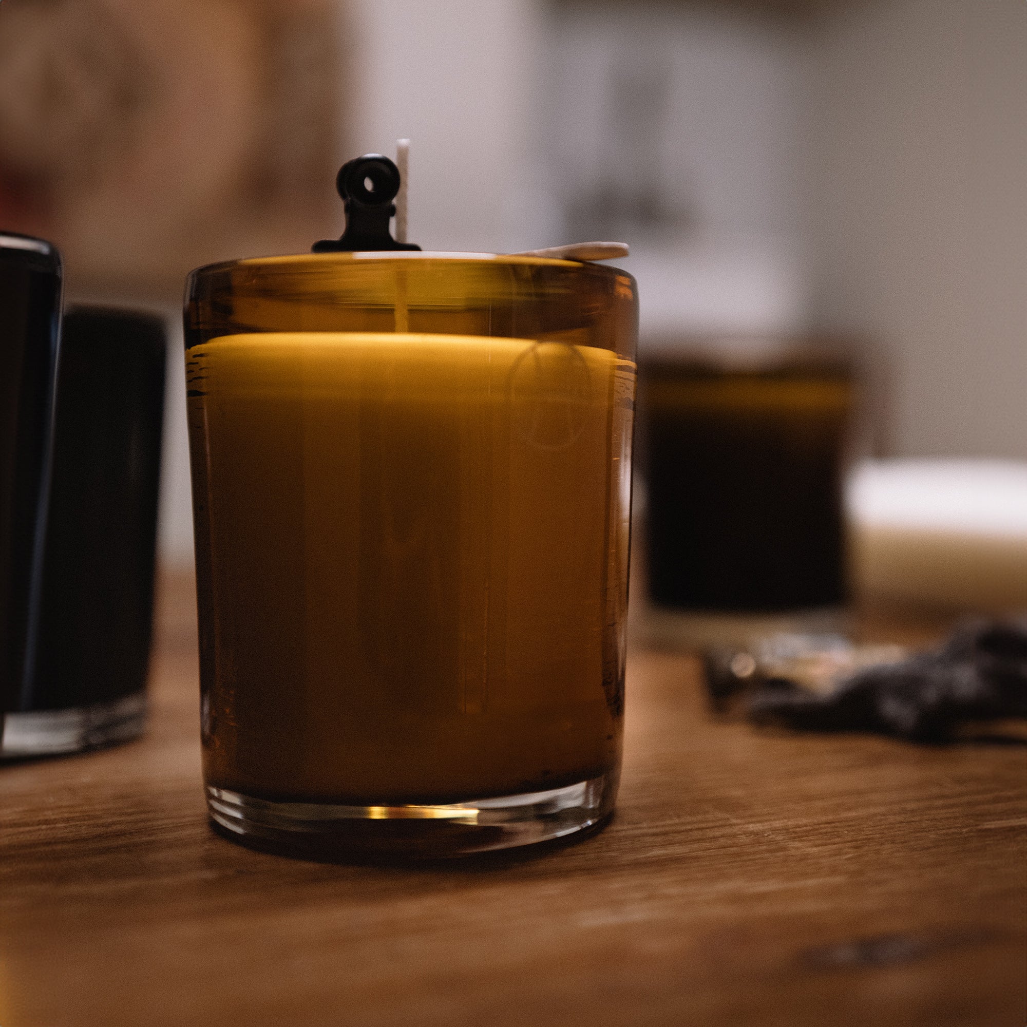 Honey Handblown Refillable Candle - Image 4
