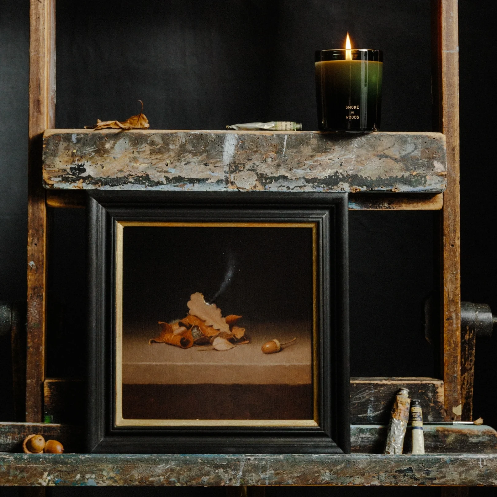 Smoke in Woods Handblown Refillable Candle - Image 7